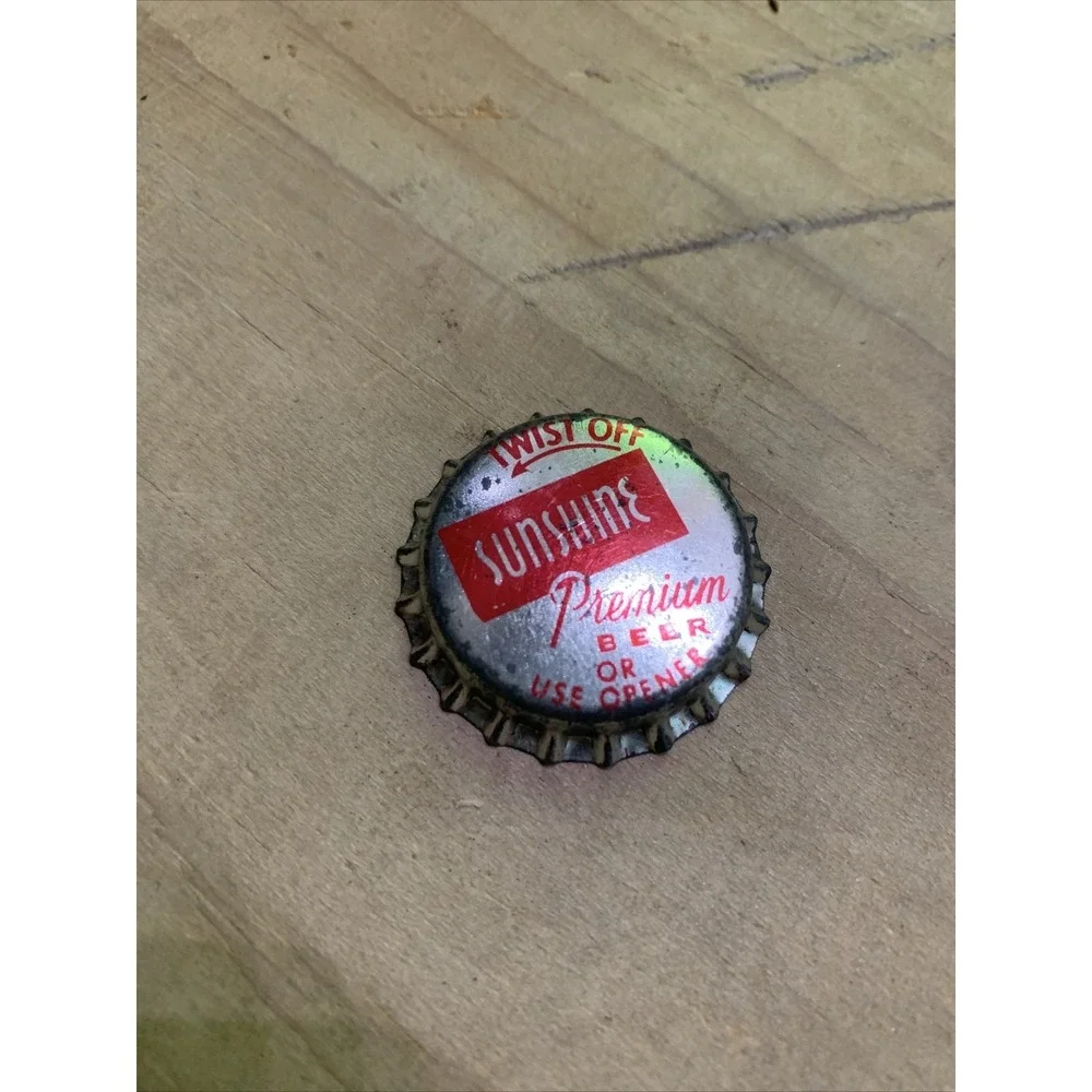 1960's Sunshine Premium Beer Bottle Cap - Reading, PA - Unused